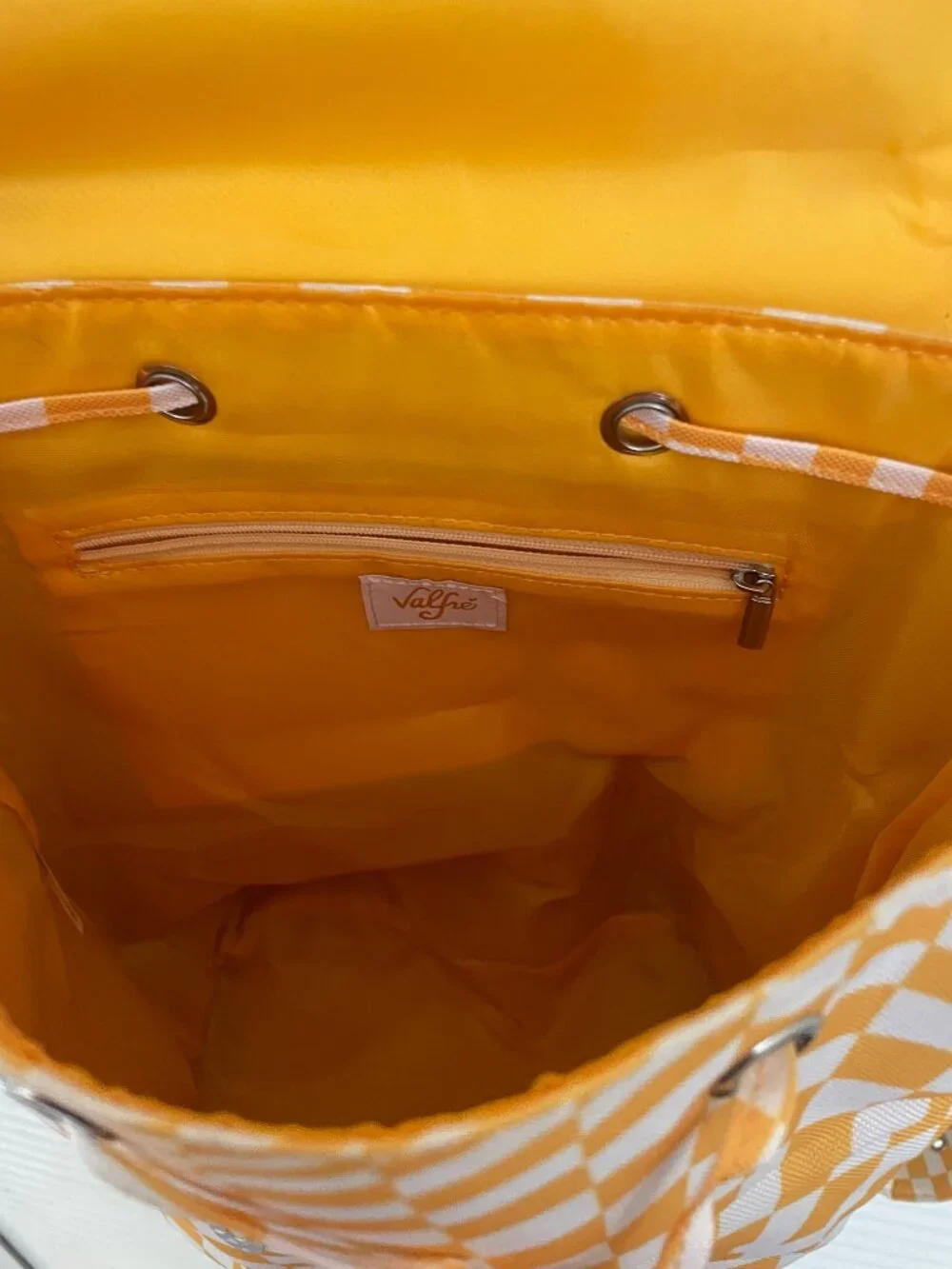 Valfré Checkmate Madeline Backpack in Sunflower (Yellow)